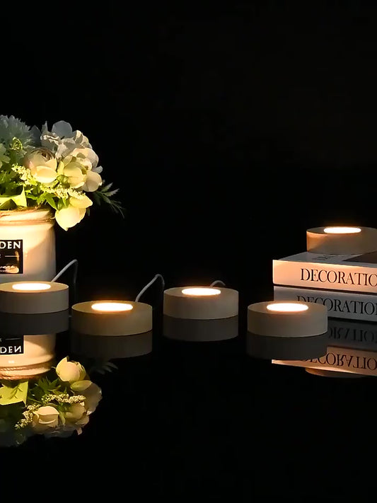 "Esfera de Luz LED en Cristal – Toque Moderno y Envío Gratis CO"